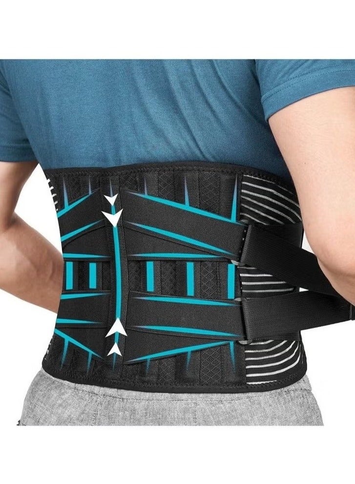 Back Brace, Lower Back Pain Relief with 7 Stays, Adjustable Back Support Belt for Work, Back Brace for Lower Back Pain Relief,Anti-skid Lumbar Support for Sciatica Scoliosis for Men and Women L code - Image 1